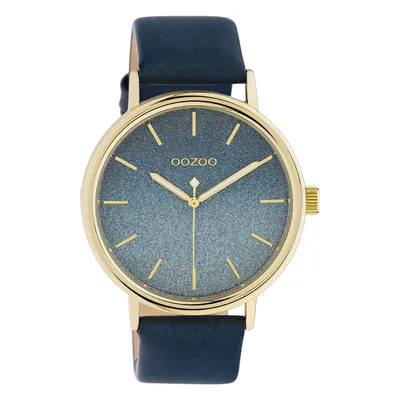 Produktbild von Oozoo Armbanduhr dunkelblau Leder C10938 Timepieces Damen Analog-Quarzuhr UOC10938