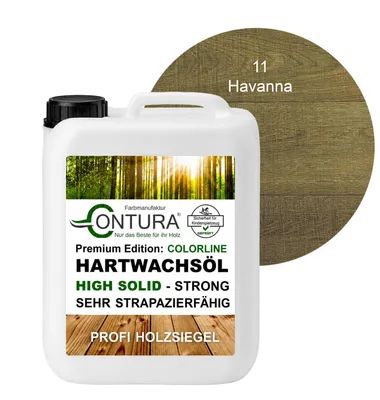 Produktbild von Contura 1 Liter FARBIGES Hartwachsöl Colorline Premium Hartwachs - 11 Havanna