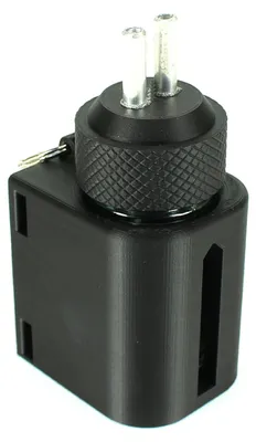 Produktbild von 30 ml Aroma-Flasche mit Halter 2 x 6mm Schlauchanschluss Gasmasken DIY Aroma Anlage Gasmaske