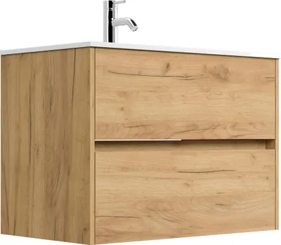 Produktbild von Badmöbel Waschplatz "Limes 80 cm" Eiche Gold