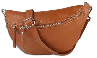 Produktbild von Toscanto braun, tanfarbene Gürteltasche sehr groß 37x20x12cm OTT820BC