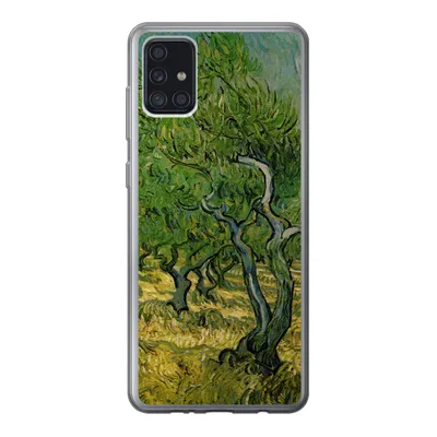 Produktbild von MuchoWow® Handyhülle Schutzhülle Hülle für Samsung Galaxy A52 5G Olivenhain - Vincent van Gogh Silikon Softcase Handy Hülle - Umschlag