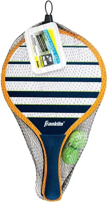 Produktbild von Franklin Paddleball Set - Holzschläger - wasserdichte Bälle - Mehrfarbig