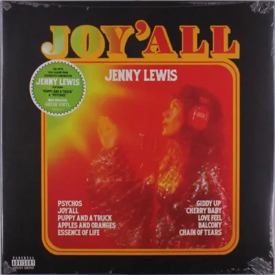 Zdjęcie produktu dla Jenny Lewis: Joy'All (Limited Indie Exclusive Edition) (Green Vinyl) - - (LP / J)