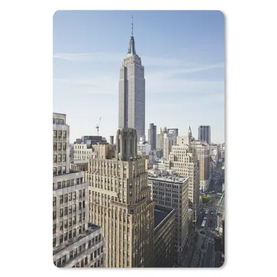 Produktbild von MuchoWow® Mauspad Mousepad New York - Empire State Building - Skyline 18x27 cm - Mousepads - Maus Mat - Pad - Mausunterlage