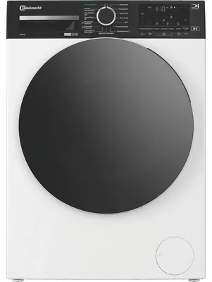 Produktbild von Bauknecht B WM 9A12 BC, Frontlader, Freistehend, Weiß, Links, Schwarz, Schwarz