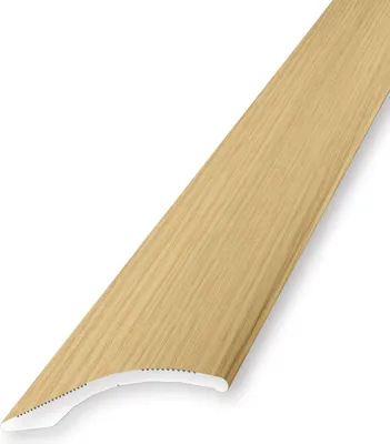 Produktbild von Ausgleichsprofil 2 x 40 x 1000 mm Anpassungsprofil Höhenausgleichsprofil Aluminium eloxiert Geriffelt Versenkt Gebohrt Eiche hell Küberit