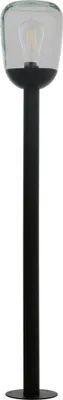 Produktbild von DONATORI Stehleuchte Stehlampe Lampe - H99 x Ø15,5 cm - schwarz - 1X60W exkl. - IP44