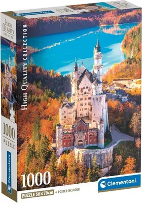 Produktbild von Clementoni High Quality Collection Neuschwastein, 1000 Stück(e), Landschaft, 18 Jahr(e)