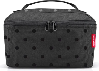 Immagine prodotto di reisenthel beautycase, Kosmetiktasche, Kulturtasche, Glossy Dots Black, 4 L, FF7075