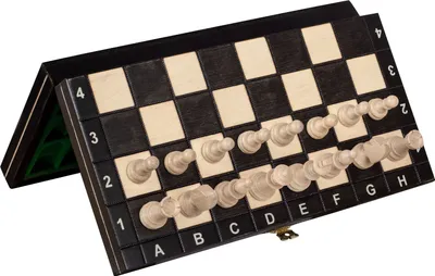 Produktbild von Magnetisches Holzschach - Schwarz