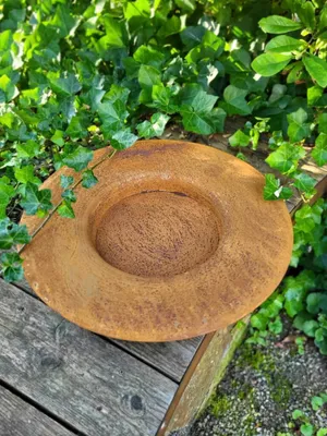 Produktbild von Edelrost Schale / Teller, rund