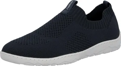 Produktbild von Rieker Herren Slipper Mesh flach Halbschuh 08357, Größe:45 EU, Farbe:Blau