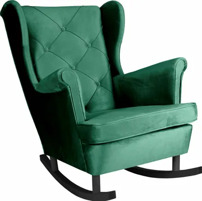 Produktbild von Křeslo Schaulk Křeslo do obývacího pokoje Velvet lounge chair Televizní křeslo Relaxační křeslo Křeslo do obývacího pokoje Křeslo ke kávě Křeslo, 102 x 81 x 95 cm, zelené