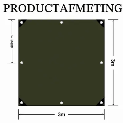 Imagen del producto de Lona impermeable, resistente a los rayos UV, de 3x4 metros, para barcos y jardines
