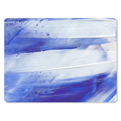 Produktbild von MuchoWow® Mauspad Mousepad Farbe - Design - Blau 40x30 cm - Mousepads - Maus Mat - Pad - Mausunterlage - Anti Rutsch