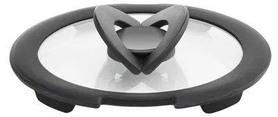 Image de Lagostina Ingenio 010244060116 couvercle Rond Noir, Transparent