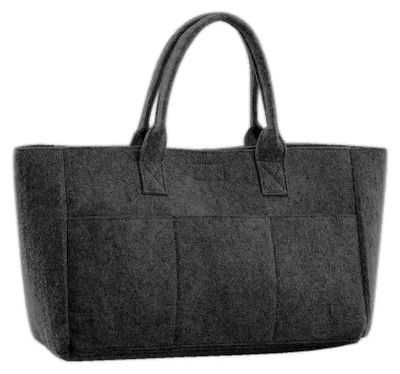 Obrázek produktu pro Bags By Jassz Plstěná nákupní taška FK1319 (jednotná velikost) (uhlíově šedá)