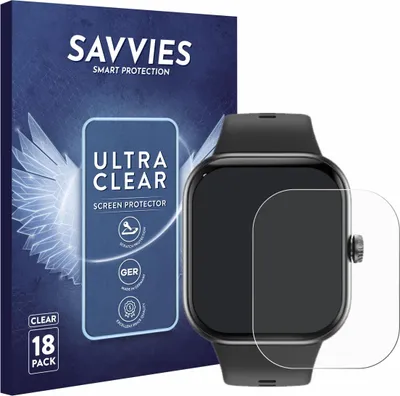 Produktbild von 18x Für Honor Choice InFoWear Watch 2 Pro Schutzfolie Savvies Displayschutz Display Schutz Folie Klar Transparent