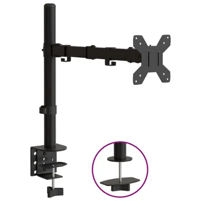 Obrázek produktu pro vidaXL Držák monitoru černá ocel VESA 75/100 mm