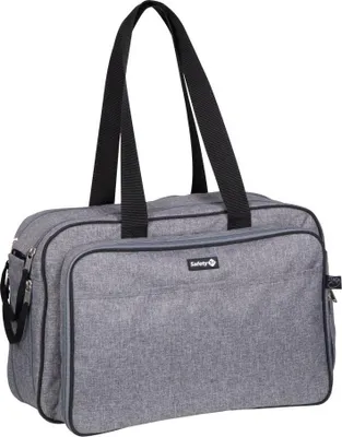 Produktbild von Safety 1st Nap to go, 2in1 Wickeltasche und Mini Baby Reisebett in einem inkl. Passender Neugeborenen Matratze und komfortable Tragegriffe, Grey