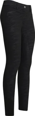 Produktbild von Imperial Riding Reithose El Capone hohe Taille AOP Vollbesatz Black zebra FS/22, Größe:34