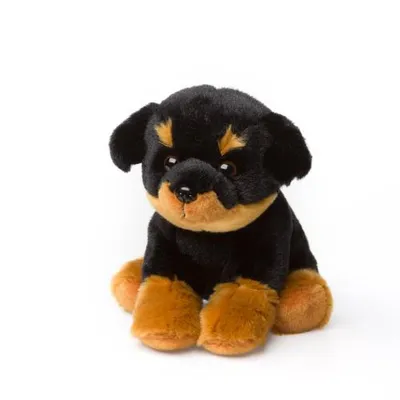 Obrázok produktu pre Plyšová hračka rotvajler (15 cm) pes realistická plyšová hračka mäkká hračka