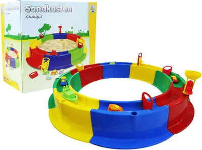 Produktbild von WADER Sandkasten mit Zubehör und Wasserbahn 136 cm