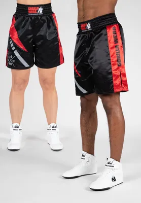 Produktbild von Boxing shorts - Hornell - Schwarz/Rot