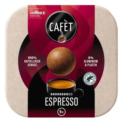 Produktbild von Cafet ESPRESSO für CoffeeB 9 Coffee Balls 51g