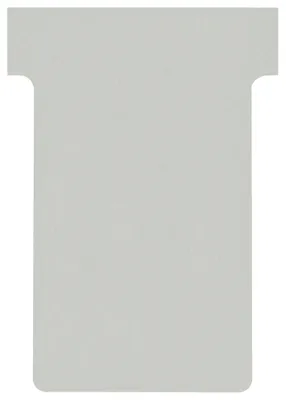 Produktbild von nobo T Karten Größe 3 / 92 mm 170 g/qm grau 100 Karten