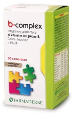 Produktbild von B-Komplex Vitamine für Energiestoffwechsel und Nervenfunktion, Nahrungsergänzungsmittel, 60 Tabletten