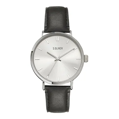 Produktbild von s.Oliver Herren Uhr Armbanduhr Leder SO-4228-LQ