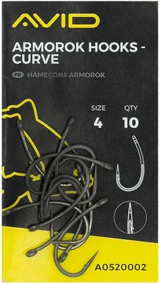 Obrázek produktu pro AVID CARP Armorok Hooks - Curve barbed Velikost 8