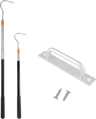 Produktbild von Teleskopische Zoldertrag mit Aluminium Handvat und Stahlhaak