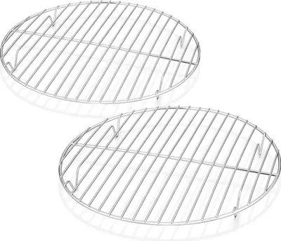 Produktbild von Homikit Rund Abkühlgitter 2er-Set Edelstahl Backgitter 27cm