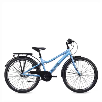 Produktbild von 26 Zoll Kinderfahrrad, 3-Gang Nexus, Rücktritt (N3), MTB Kinderfahrrad, S’COOL troX, ab 10 Jahre, 140–160 cm, Hellblau/Dunkelblau