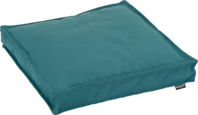 Produktbild von H.O.C.K. Classic Uni Outdoor Sitzkissen - 40x40x5cm Stuhlkissen für Draußen - Wetterfestes Polster Petrol Light