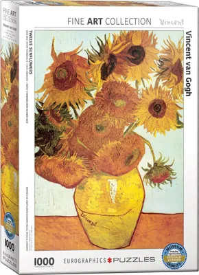 Produktbild von 1000 Teile Puzzle Vincent van Gogh Sonnenblumen