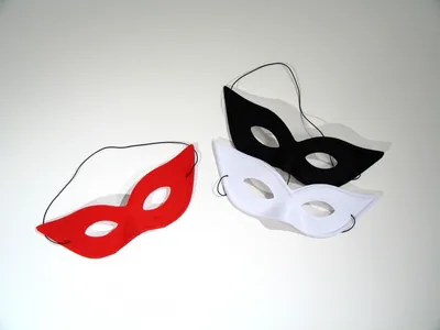 Produktbild von Prinzessvisier Maske Augenmaske Karneval Fasching, Farbe:schwarz
