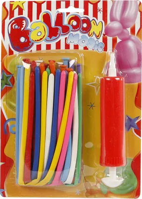 Produktbild von Modellierbare Luftballons mit Pumpe, 20st.