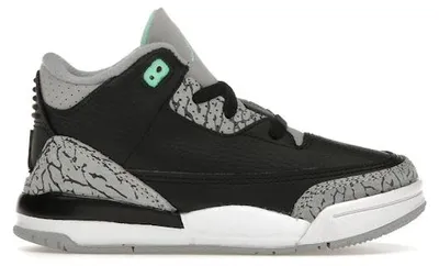 Immagine prodotto di Nike Jordan 3 Retro "Green Glow" per i bambini, DM0968-031, dimensioni: 22