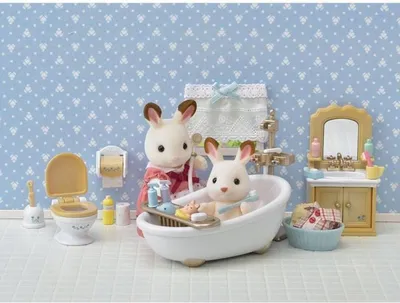 Productafbeelding van SYLVANIAN FAMILIES - 5286 - The bathroom set - The village