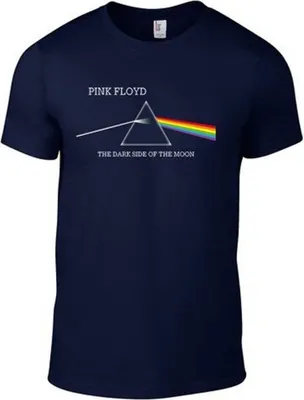 Zdjęcie produktu dla Koszulka Pink Floyd - Dark side of the moon Album Navy Blue