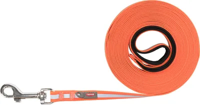 Produktbild von TRIXIE Easy Life Schleppleine, reflektierend - orange - 10 m/17 mm