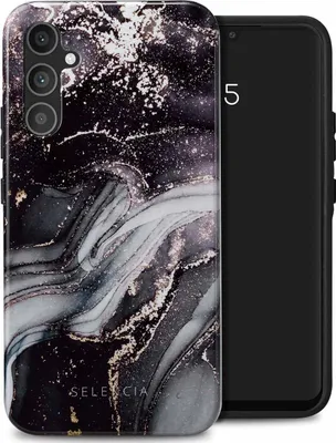 Immagine prodotto di Selencia Vivid Back Cover Samsung Galaxy A34 (5G) - Chic Marble Black