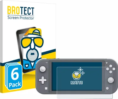 Produktbild von 6x BROTECT Schutzfolie für Nintendo Switch Lite Displayschutz Displayschutzfolie Folie Matt Entspiegelungsfolie