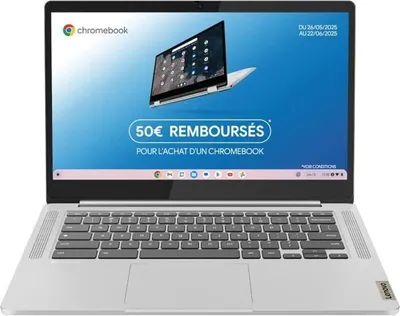 Obrázok produktu pre Lenovo IdeaPad IP Slim 3 Chrome 14M868, MediaTek, 35,6 cm (14"), 1920 x 1080 px, 4 GB, 64 GB, ChromeOS
