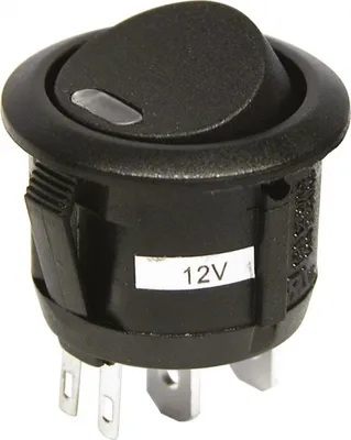 Produktbild von Schalter On/Off Schwarz12V 20A