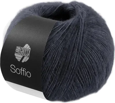 Produktbild von Lana Grossa - Soffio 0019 anthrazit